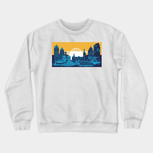 Milwaukee Crewneck Sweatshirt by oxrangejuice